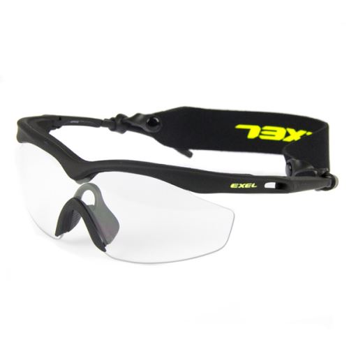 Floorball protection goggles EXEL X80 EYE GUARD senior black - Protection glasses