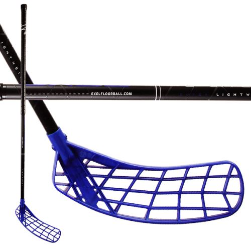 Floorball stick EXEL E-LITE BLACK 2.9 96 ROUND MB R - Floorball stick for adults