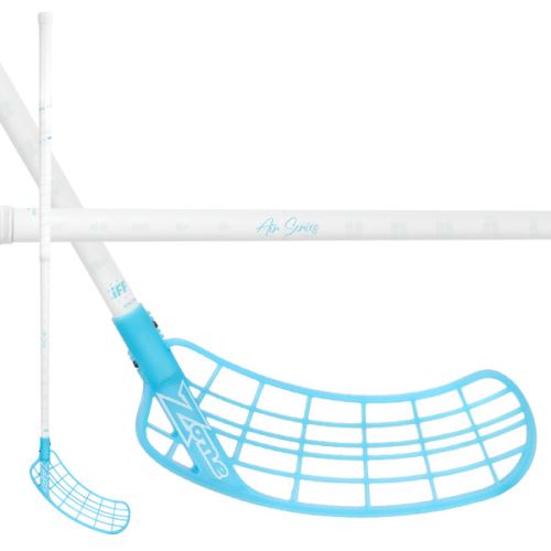 Florbalová hokejka ZONE SUPREME AIR SL 27 white/ice blue 104cm L - florbalová hůl