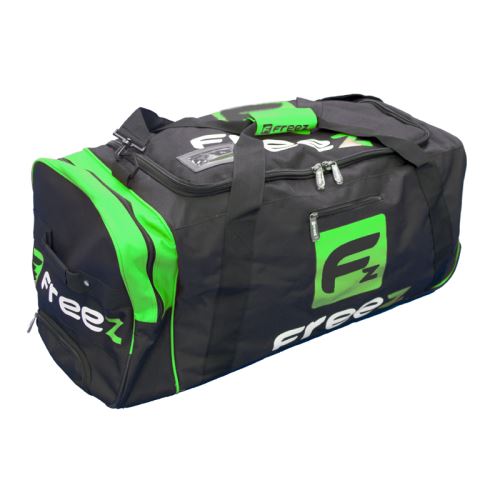 Sportovní taška na kolečkách FREEZ Z-180 WHEEL BAG BLACK-GREEN - Sportovní taška