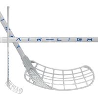Floorball stick ZONE ZUPER AIRLIGHT 27 electric silver/blue 104cm R - Floorball stick for adults