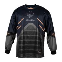 Floorball goalie jersey EXEL G MAX GOALIE JERSEY BLACK/PEACH  - XL