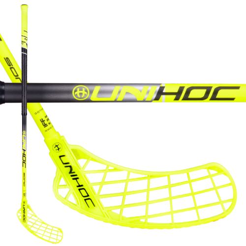 Florbalová hokejka UNIHOC Sonic Composite 26 yellow 100cm - florbalová hůl