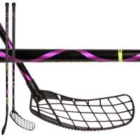 Florbalová hokejka EXEL HELIX 2.9 black/purple 95 ROUND SB R '14**
