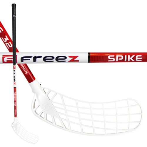 Florbalová hokejka FREEZ SPIKE 32 red round MB