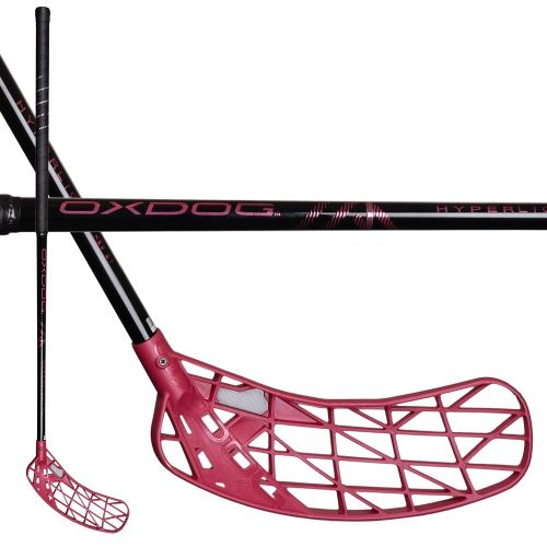 Floorball stick OXDOG HYPERLIGHT HES 26 BR 103 OVAL MBC R - Floorball stick for adults