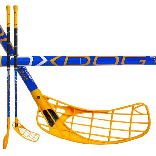Florbalová hokejka OXDOG STORM 26 blue 101 ROUND MBC R '13** - florbalová hůl
