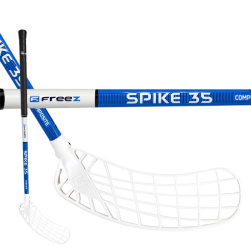 Florbalová hokejka FREEZ SPIKE 35 blue 80 round MB R - Dětské, juniorské florbalové hole