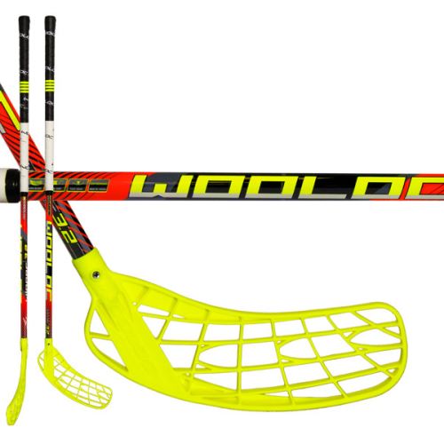 Floorball stick WOOLOC WINNER 3.2 red 96 ROUND NB R '16 - Floorball stick for adults