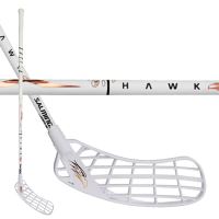 Florbalová hokejka SALMING Hawk X-shaft KZ RS Edt White 100 (111cm) Right