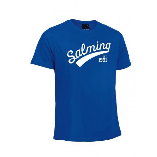 Športovné tričko SALMING Logo Tee Royal Blue Medium - Trička