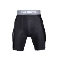 Brankárske florbalové šortky SALMING Goalie Protective Shorts E-Series Black/Grey L