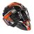 Brankářská florbalová maska EXEL S100 HELMET senior black/orange