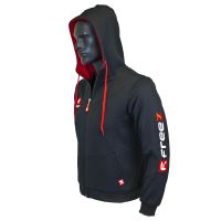 Sports sweatshirts and hoodies FREEZ VICTORY ZIP HOOD black/red senior 3XL - Hoodies