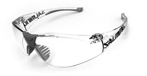 Floorball protection goggles SALMING Split Vision Eyewear JR GunMetal - Protection glasses