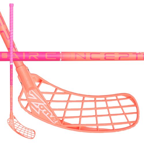 Florbalová hokejka ZONE HYPER AIR CURVE 1.5° 29 pink/coral 92cm R-17 - Dětské, juniorské florbalové hole