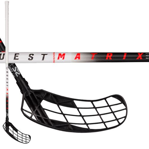 Florbalová hokejka SALMING Matrix 29 White/Black - florbalová hůl