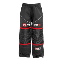 Brankářské florbalové kalhoty FREEZ Z-80 GOALIE PANT BLACK/RED junior