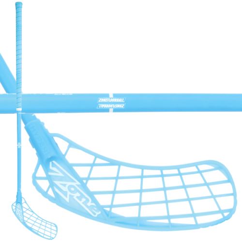 Floorball stick ZONE STICK HYPER AIR Curve 2.0° 29 blue 96cm L - Floorball stick for adults