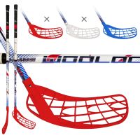 Floorball stick WOOLOC FORCE 3.0 blue-red-white 101 ROUND L - Floorball sets