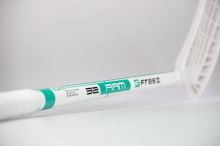 Florbalová hokejka FREEZ RAM 32 white-mint round MB - florbalová hůl (2)