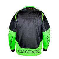 Brankářský florbalový dres OXDOG GATE GOALIE SHIRT black/green 150/160 - Brankářský dres