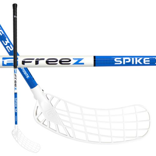 Floorball stick FREEZ SPIKE 32 blue round MB - Floorball stick for adults