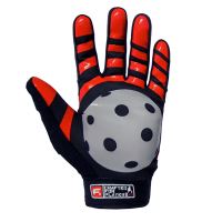 Floorball goalie gloves FREEZ G-180 GOALIE GLOVES red junior - Gloves