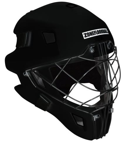 Floorball goalie mask ZONE GOALIE MASK MONSTER CAT EYE CAGE blacked out - masks