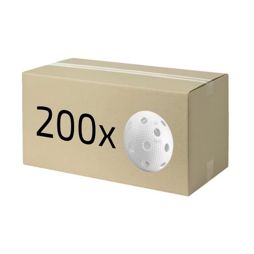 Florbalové loptičky FREEZ BALL OFFICIAL WHITE - 200 loptiček - Míčky