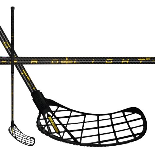 ZONE HARDER PROLIGHT 3K 26 carbon/gold 100cm L-21 - Floorball stick for adults