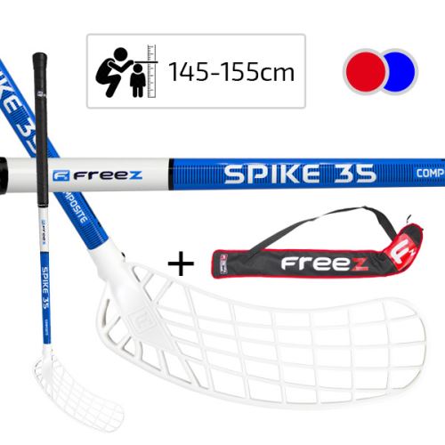 startovací set florbalky a vaku FREEZ SPIKE 35 MB - 80cm (výška hráče 145-155cm)