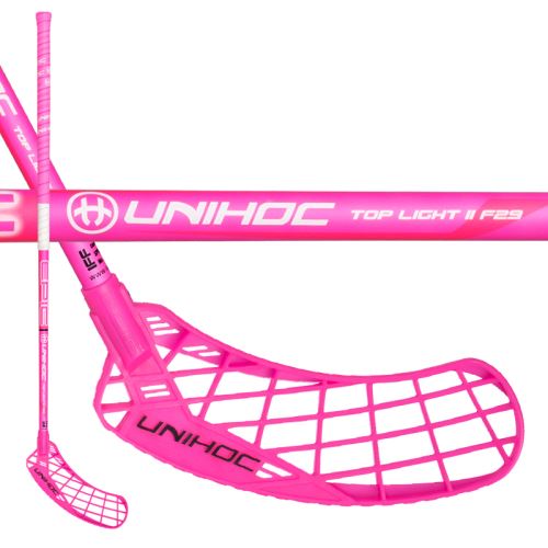 Florbalová hokejka UNIHOC EPIC TOP LIGHT II 29 CERISE/white 100cm R-17 - florbalová hůl