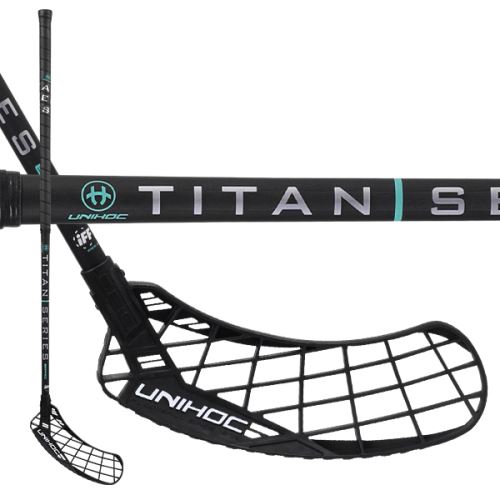 Florbalová hokejka UNIHOC EPIC TITAN Miracle Light 26 black 100cm L - florbalová hůl