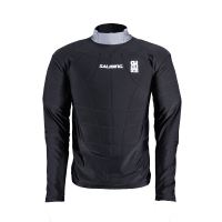 Floorball goalie vest SALMING Goalie Protective Vest E-Series Black/Grey L
