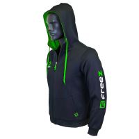 Sports sweatshirts and hoodies FREEZ VICTORY ZIP HOOD black/green 164

 - Hoodies