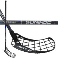 Florbalová hokejka UNIHOC STICK EPIC CARBSKIN Curve 1.0° 29 blue 92cm R - florbalová hůl