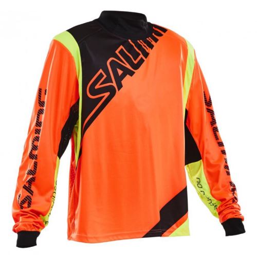 Brankářský florbalový dres SALMING Phoenix Goalie Jsy SR Orange XXL - Brankářský dres