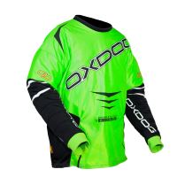 Floorball goalie jersey OXDOG GATE GOALIE SHIRT green/black  XS