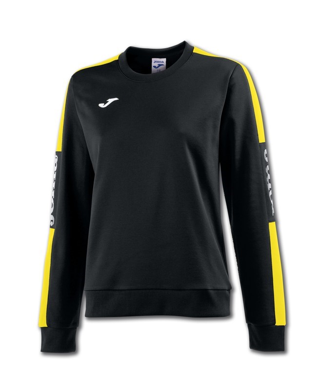 L and CHAMPION IV | Mikiny SWEATSHIRT BLACK-YELLOW | Sports sweatshirts hoodies JOMA