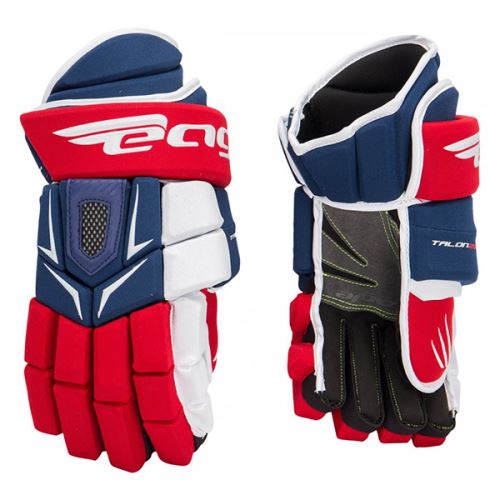 Hokejové rukavice EAGLE TALON 200 PRO blue/red/white senior - 14" - Rukavice