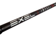 Floorball stick EXEL IMPACT BLACK 2.9 101 DROP OVAL MB R - Floorball stick for adults