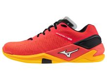 Mizuno WAVE STEALTH NEO / Radiant Red/White/Carrot Curl 50.0/14.0