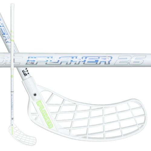 Floorball stick UNIHOC REPLAYER BAMBOO 26 white/silver 100cm R-17 - Floorball stick for adults