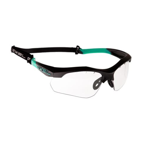 Floorball protection goggles EXEL INTENSE EYEGUARD BLACK MINT SR/JR - Protection glasses