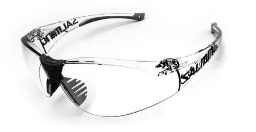 Floorball protection goggles SALMING Split Vision Eyewear SR Black - Protection glasses