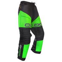 Brankářské florbalové kalhoty OXDOG VAPOR GOALIE PANTS black/green 110/120