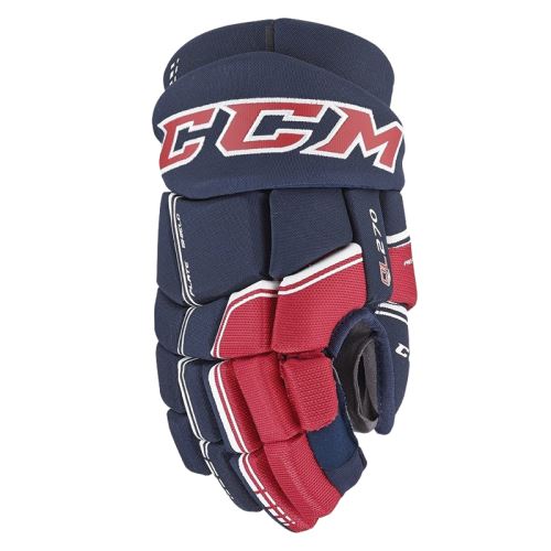 Hokejové rukavice CCM QUICKLITE 270 navy/red/white senior - 14" - Rukavice