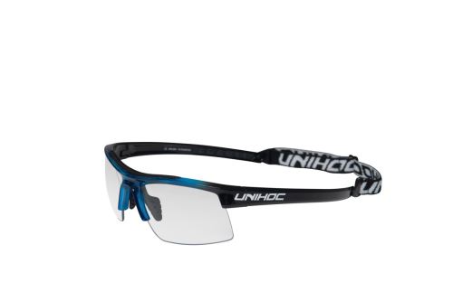 Ochranné brýle na florbal UNIHOC EYEWEAR ENERGY kids crystal blue/black - Ochranné brýle