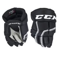Hokejové rukavice CCM QUICKLITE 250 black/white junior - 12"